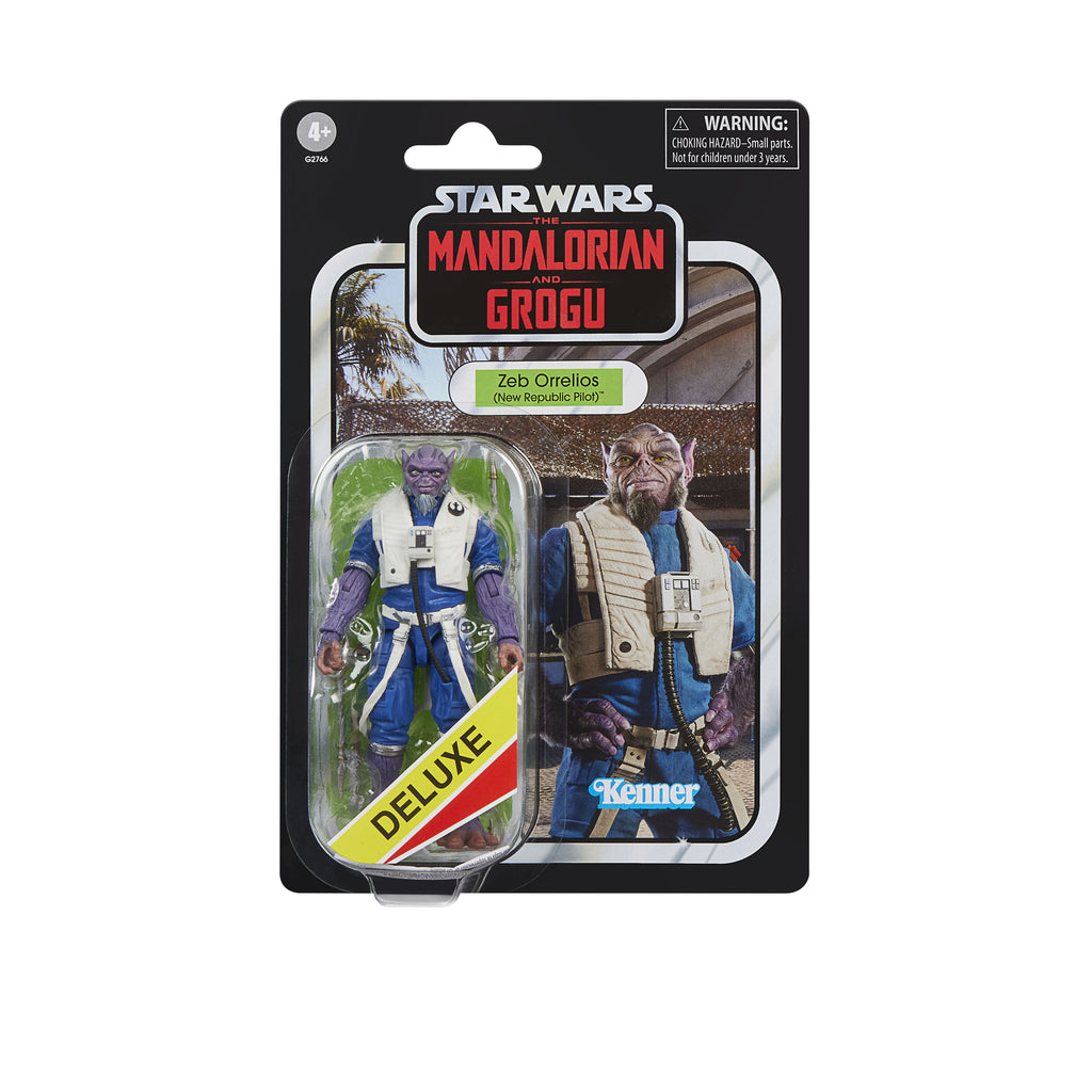 Star Wars The Vintage Collection 3.75" Deluxe Zeb Orrelios (Mandalorian and Grogu)