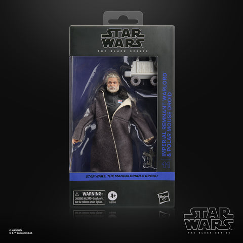 Star Wars: The Black Series Imperial Remnant Warlord and Polar Mouse Droid (Mandalorian and Grogu)