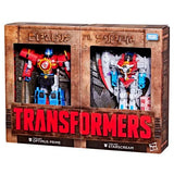 Transformers Timelines Hearts of Steel Optimus Prime and Starscream 2 pack