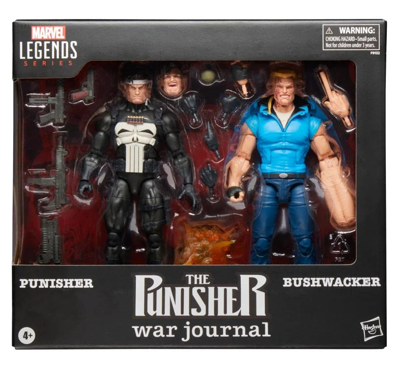 Marvel Legends The Punisher vs Bushwacker 2 pack