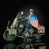 Marvel Legends Ultimate Riders Captain America with Motorcycle