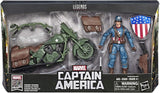 Marvel Legends Ultimate Riders Captain America with Motorcycle