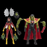 Marvel Legends Avengers 60th Anniversary Skrull Queen and Super Skrull 2 pack