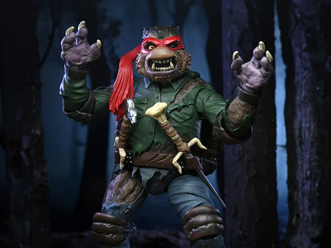 NECA Teenage Mutant Ninja Turtles X Universal Monsters Ultimate Raphael as Wolfman