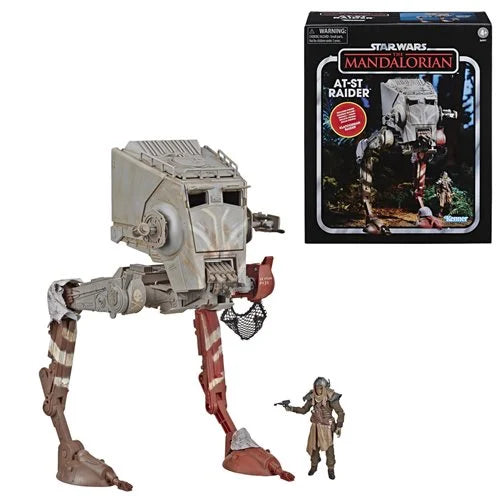Star Wars The Vintage Collection AT-ST with Klatooinian Raider (The Mandalorian)