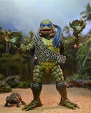 NECA Teenage Mutant Ninja Turtles X Universal Monsters Ultimate Leonardo as The Creature From The Black Lagoon