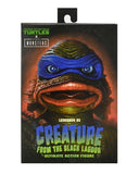NECA Teenage Mutant Ninja Turtles X Universal Monsters Ultimate Leonardo as The Creature From The Black Lagoon