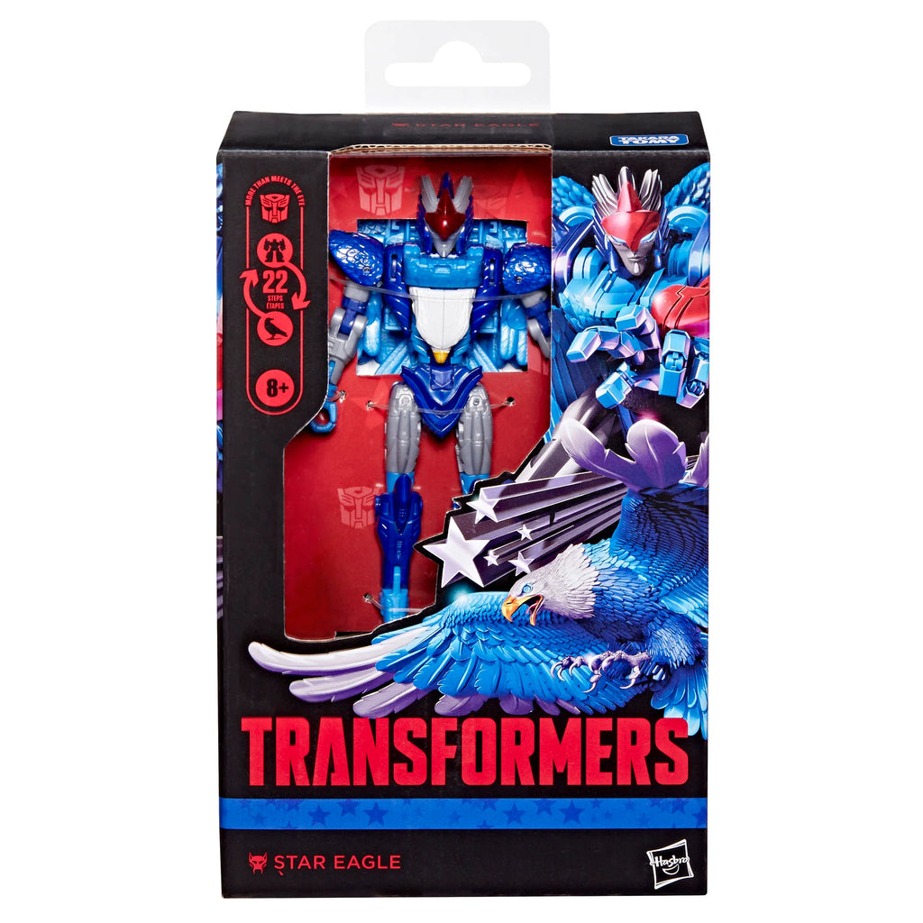 Transformers Deluxe Class Star Eagle Action