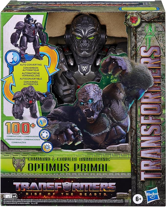 Transformers Rise of the Beasts Auto Converting Optimus Primal