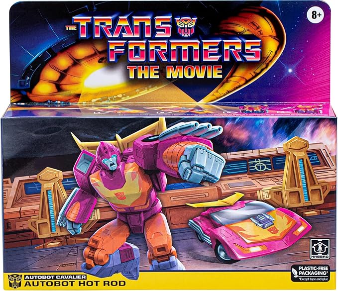 Transformers Generation 1 Reissue Hot Rod (1986 movie retro packaging)