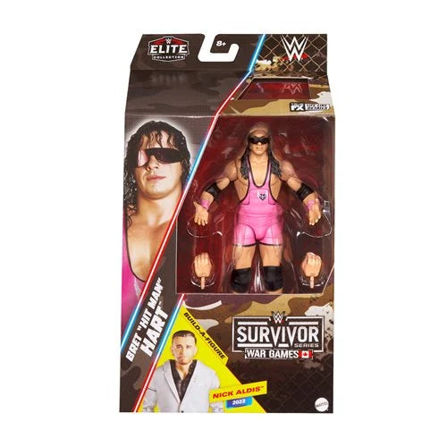 WWE Survivor Series Elite 2025 Bret Hart (Nick Aldis Build A Figure)