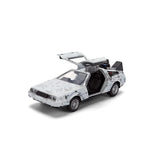 Hollywood Rides Back to the Future Time Machine 40th Anniversary 1:32 Scale Die-Cast Metal Vehicle