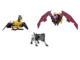 Transformers Masterpiece MPG-22 Jaguar (Ravage) & Buzzsaw & Ratbat