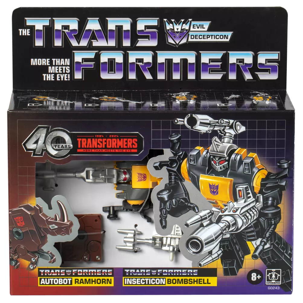 Transformers Generation 1 40th Anniversary Bombshell and Ramhorn