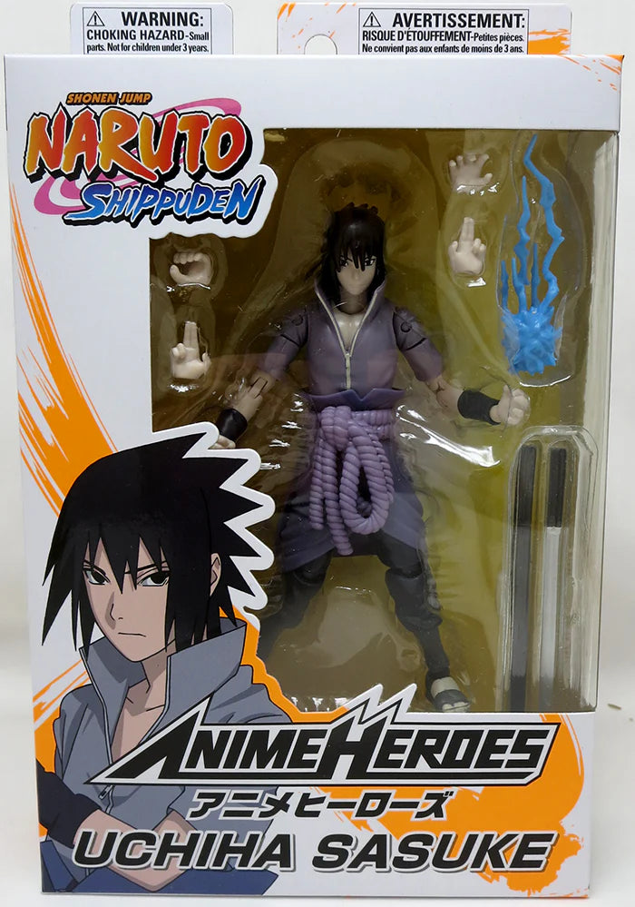 Naruto Anime Heroes Sasuke Uchiha Action Figure