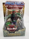 Masters of the Universe Classics Snake Face (with mailer)
