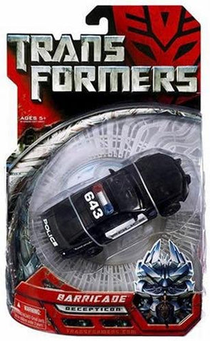 Transformers 2007 movie Deluxe class Barricade (TFVACO7)