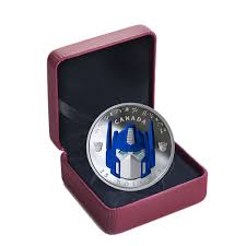 Royal Canadian Mint 2019 Transformers Optimus Prime silver 25 dollar coin