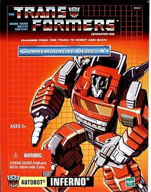 Transformers Commemorative Series Inferno (TFVAAN2)