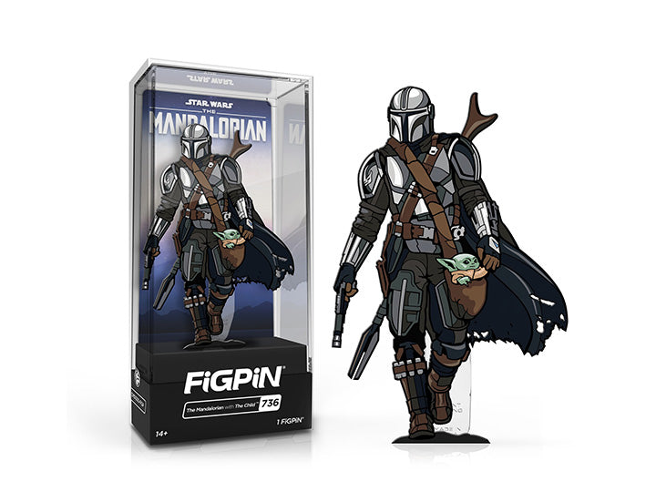 FigPin 736 The Mandalorian with The Child