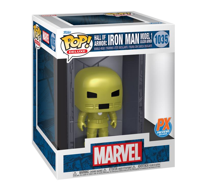 Funko Pop! Vinyl Marvel 1035 Hall of Armor: Iron Man Model 1 Golden Armor