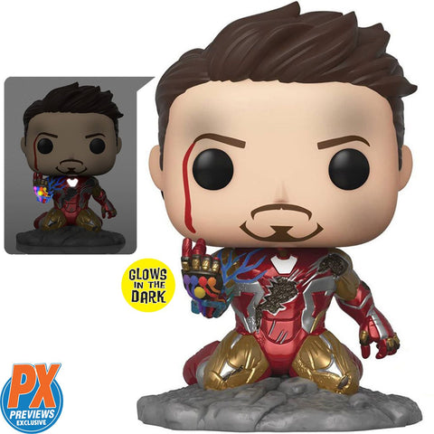 Funko Pop! Vinyl Marvel 580 I Am Iron Man (Glow in the Dark) (Exclusive)
