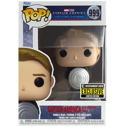 Funko Pop! Vinyl Marvel 999 Captain America with Prototype Shield (Exclusive)