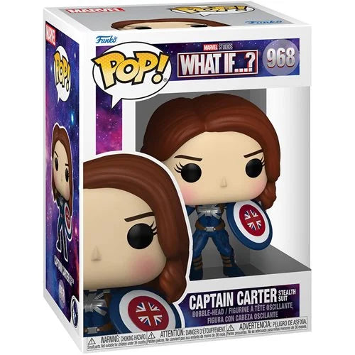 Funko Pop! Vinyl Marvel 968 What If? Captain Carter (Stealth Suit)