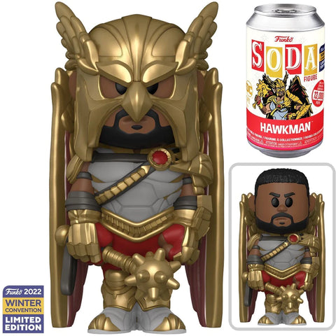 Funko Soda Black Adam Hawkman (Convention Exclusive)