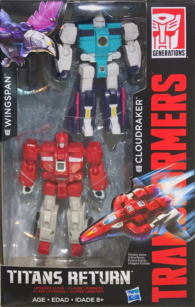 Transformers Titans Return Wingspan and Cloudraker 2 pack