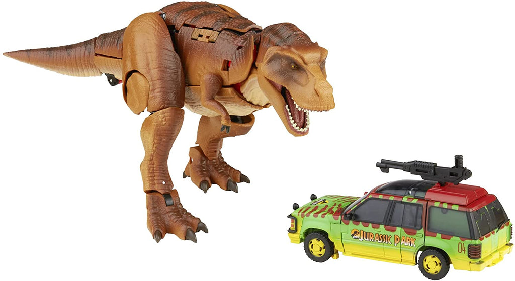 Transformers Jurassic Park Mash-Up Tyrannocon Rex and JP93