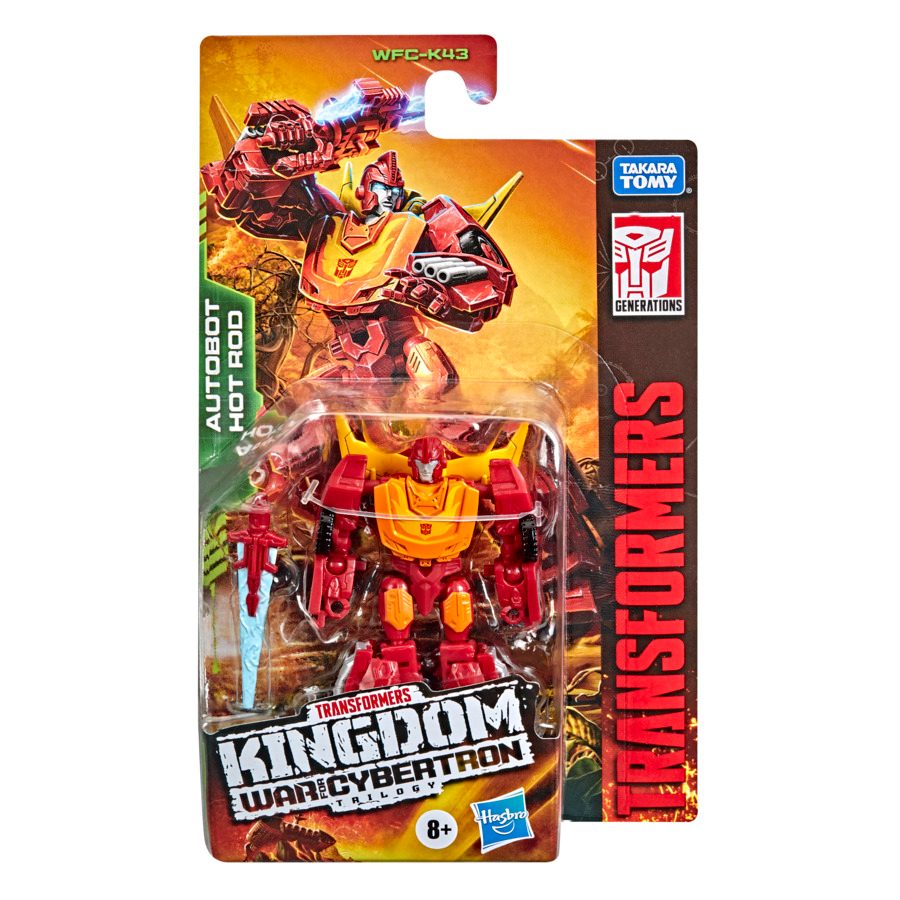 Transformers War for Cybertron Kingdom Hot Rod (core size)