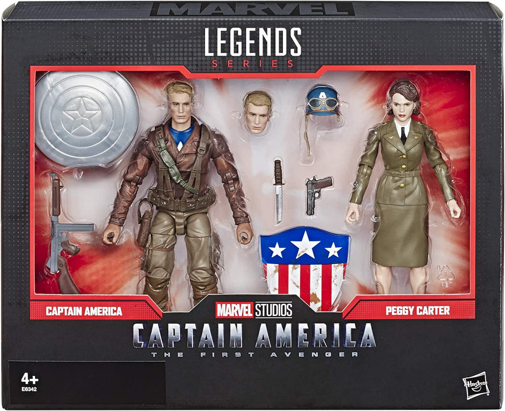 Marvel Legends Captain America and Peggy Carter 2 pack