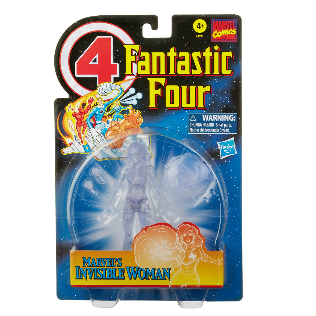 Marvel Legends Retro Fantastic Four Invisible Woman (Clear)