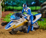 Power Rangers Lightning Collection Time Force Blue Ranger and Vector Cycle