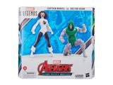 Marvel Legends Avengers 60th Anniversary Captain Marvel vs Doctor Doom 2 pack