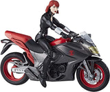 Marvel Legends Black Widow with motorcycle