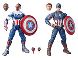 Marvel Legends Captain America (Sam Wilson) and Captain America (Steve Rogers) 2 pack
