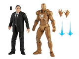 Marvel Legends Infinity Saga Happy Hogan and Iron Man Mark XXI 2 pack