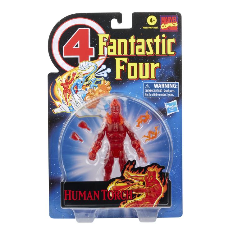Marvel Legends Retro Fantastic Four Human Torch (Flame On)