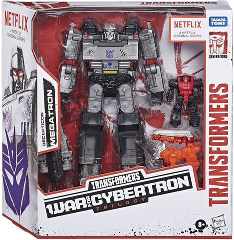 Transformers Netflix series Megatron with Pinpointer and Lionizer
