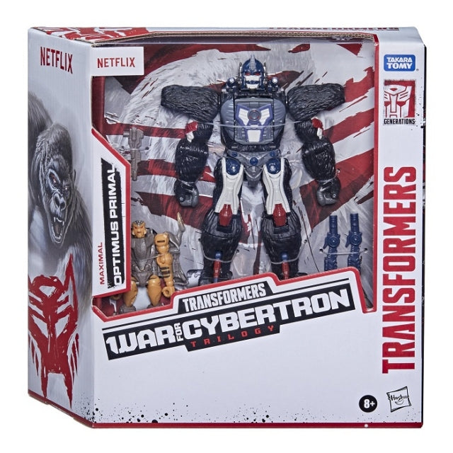 Transformers War for Cybertron Netflix Optimus Primal and Rattrap 2 pack