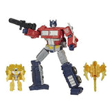 Transformers War for Cybertron Netflix Optimus Prime with Enerax and Sheeldron
