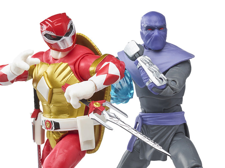 Power Rangers X Teenage Mutant Ninja Turtles Lightning Collection Raphael Red Ranger/Tommy Foot Soldier