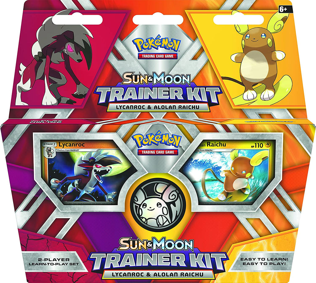 Pokemon Sun & Moon Lycanroc & Alolan Raichu Trainer Kit