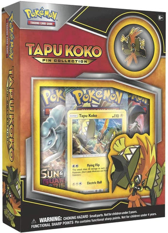 Pokemon Sun and Moon Tapu Koko Pin Collection