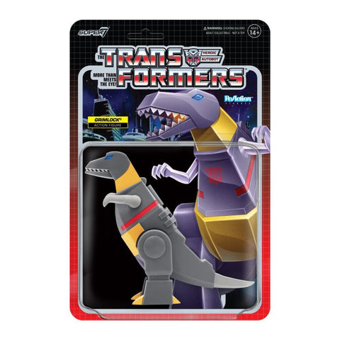 Transformers Super7 ReAction Dino mode Grimlock