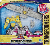 Transformers Cyberverse Spark Armor Bumblebee and Ocean Storm