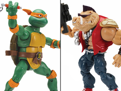 TMNT Classic 2-pack Michelangelo vs Bebop