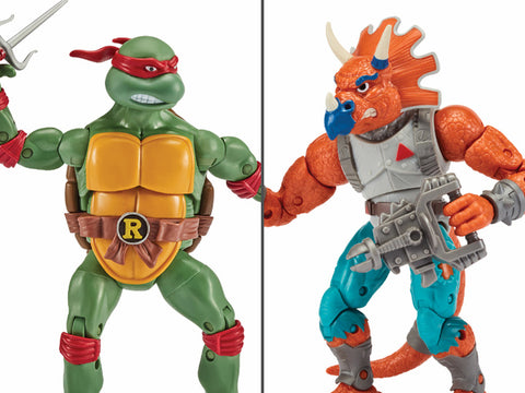 TMNT Classic 2-pack Raphael vs Triceraton